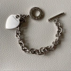 Tiffany & Co Heart Tag Toggle Charm Bracelet